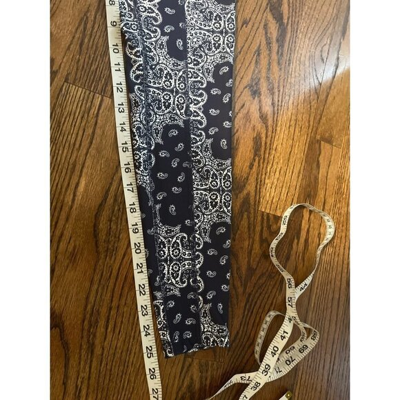 Year of Ours‎ | Blue White Bandana Print Leggings Sz S - Picture 6 of 7